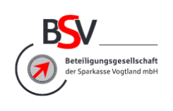 Logo der Firma BSV-Beteiligungsgesellschaft der Sparkasse Vogtland mbH