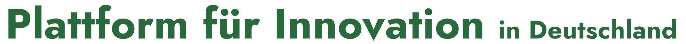Logo der Firma Plattform für Innovation Deutschland (PFID)