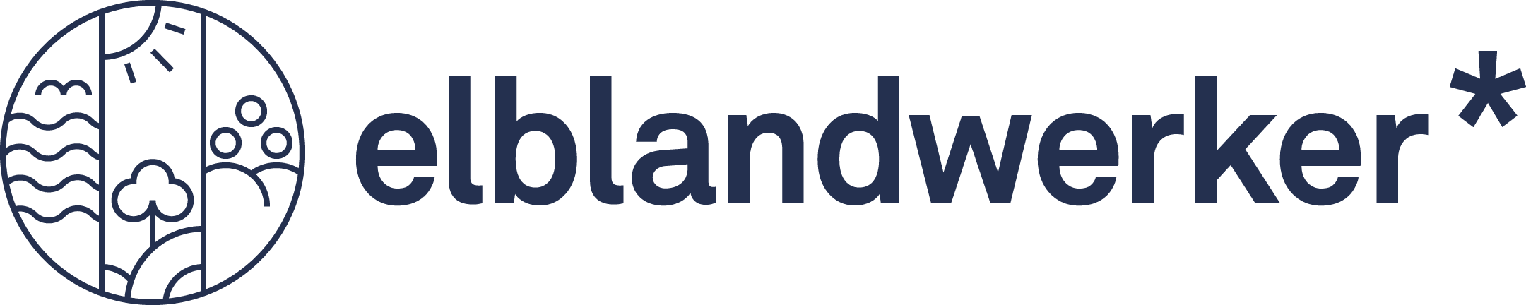 Logo der Firma elblandwerker* Kooperative für Arbeit, Leben und Wandel