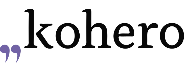 Logo der Firma kohero gGmbH gemeinnützige Gesellschaft mit beschränkter Haftung