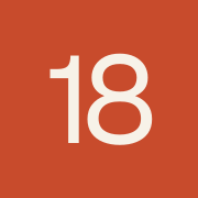 Logo der Firma eighteen