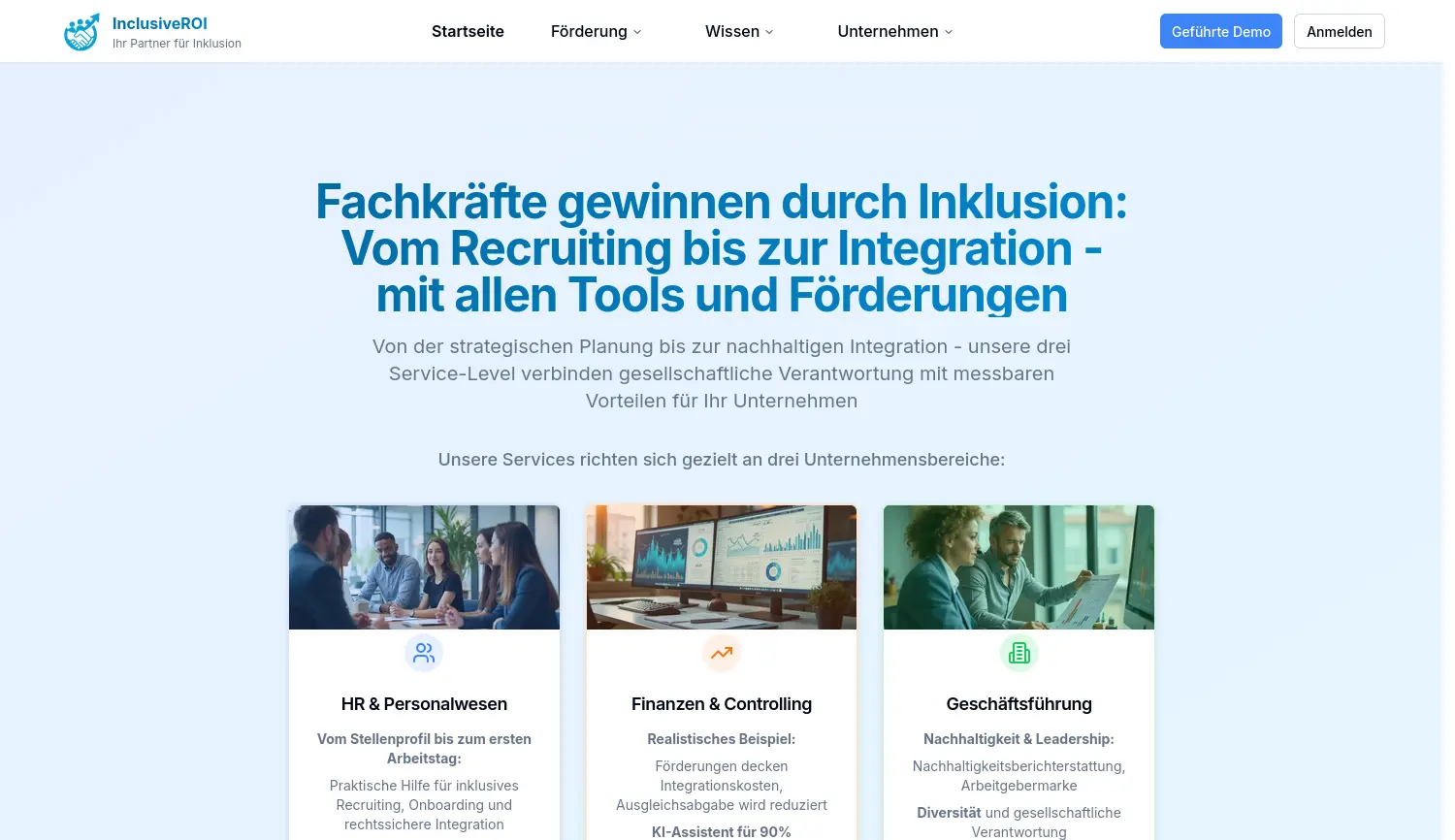 Website der Firma Communication Bridge UG