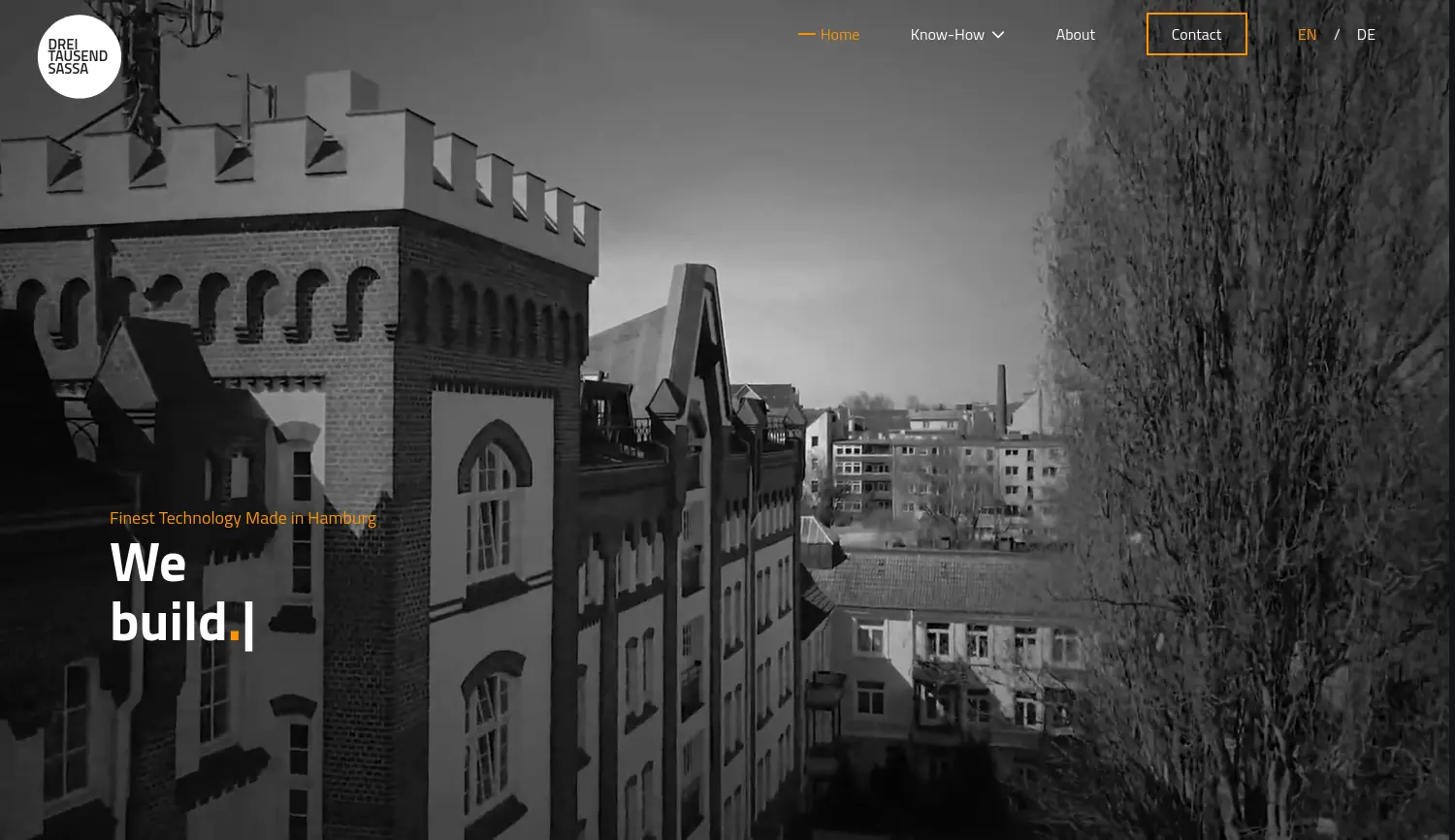 Website der Firma Dreitausendsassa GmbH