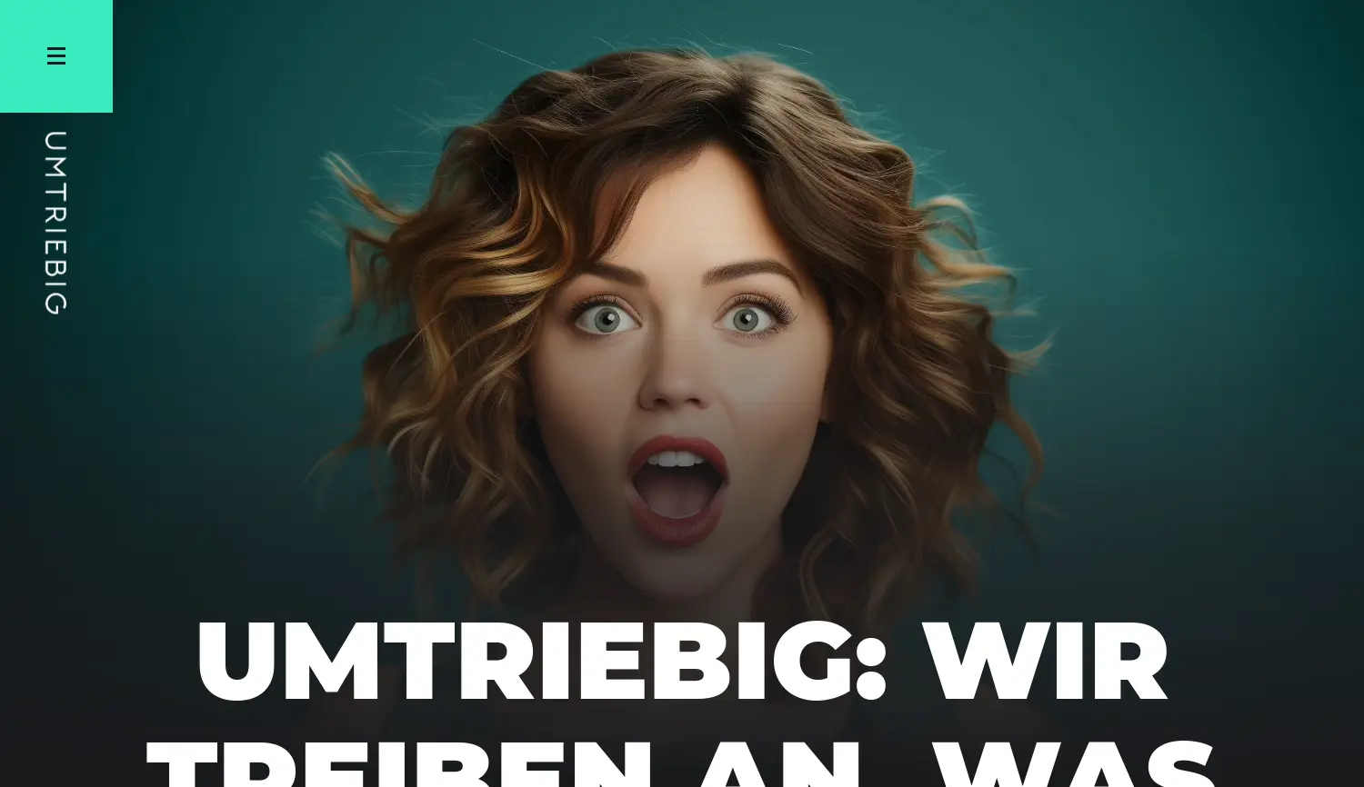 Website der Firma Umtriebig GmbH