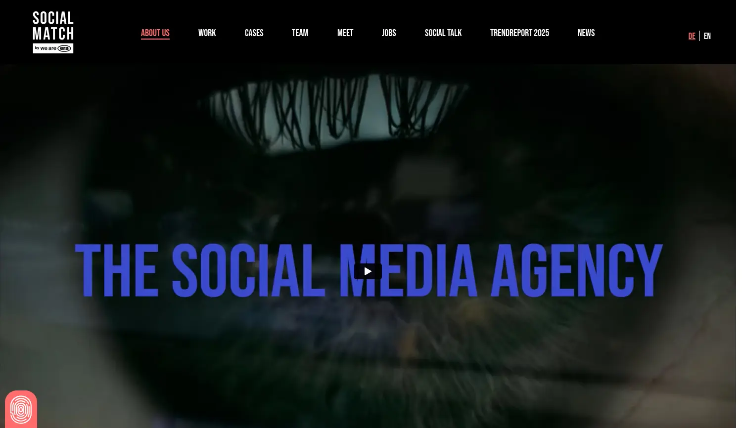 Website der Firma Social Match GmbH