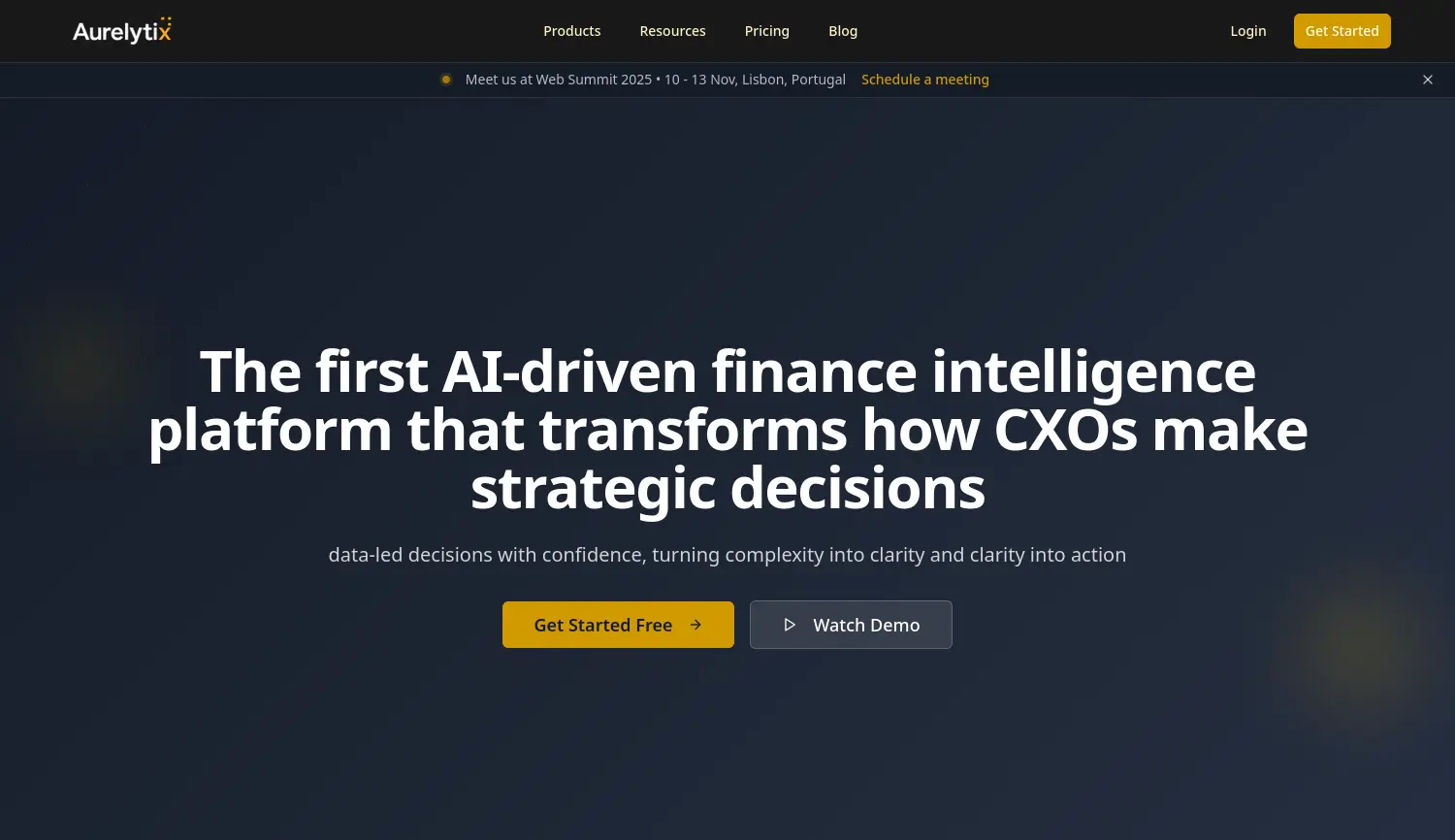 Website der Firma Aurelytix