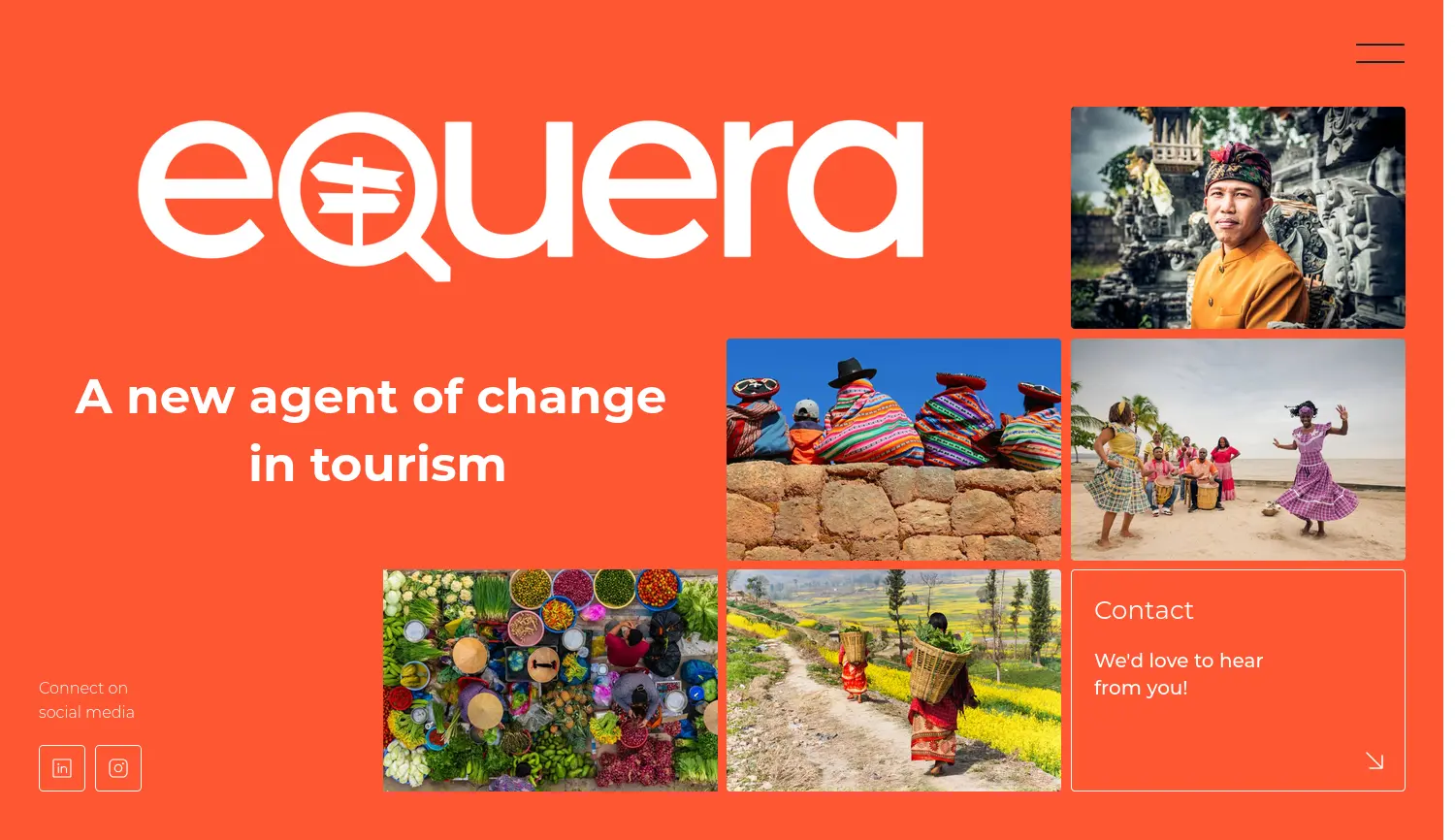 Website der Firma EQUERA