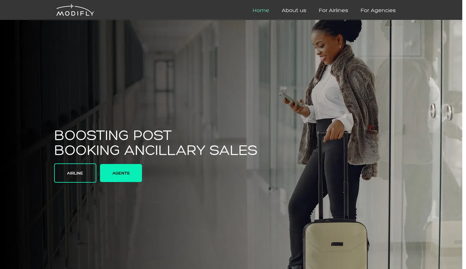 Website der Firma Modifly