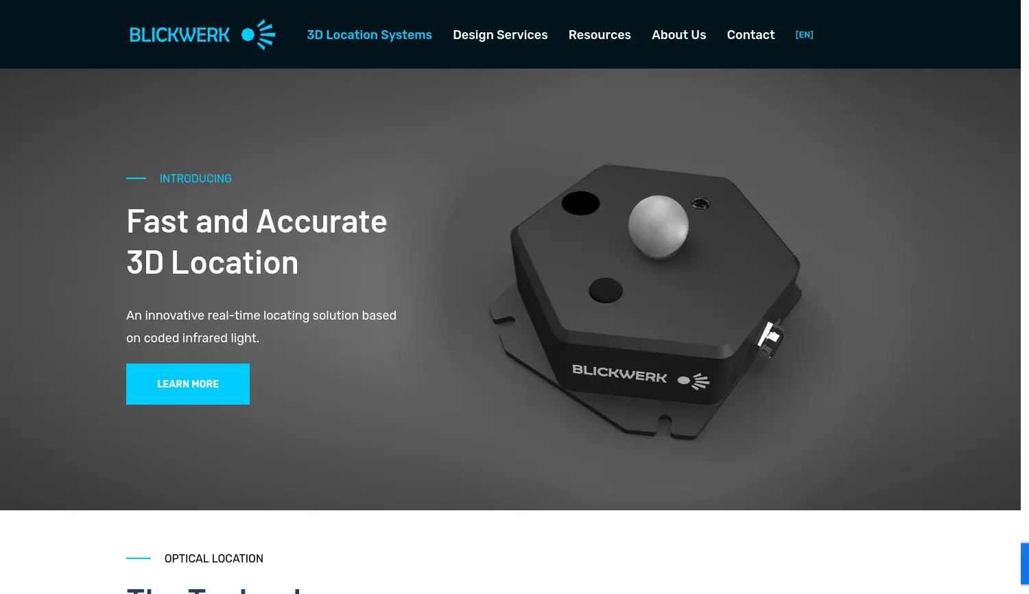 Website der Firma Blickwerk GmbH