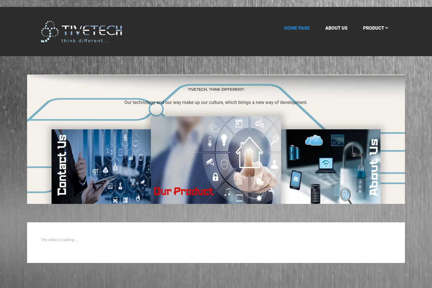 Website der Firma TiveTech