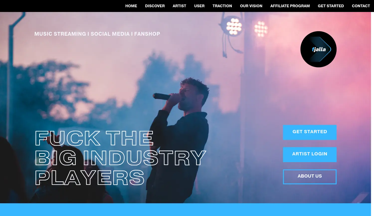 Website der Firma fjalla