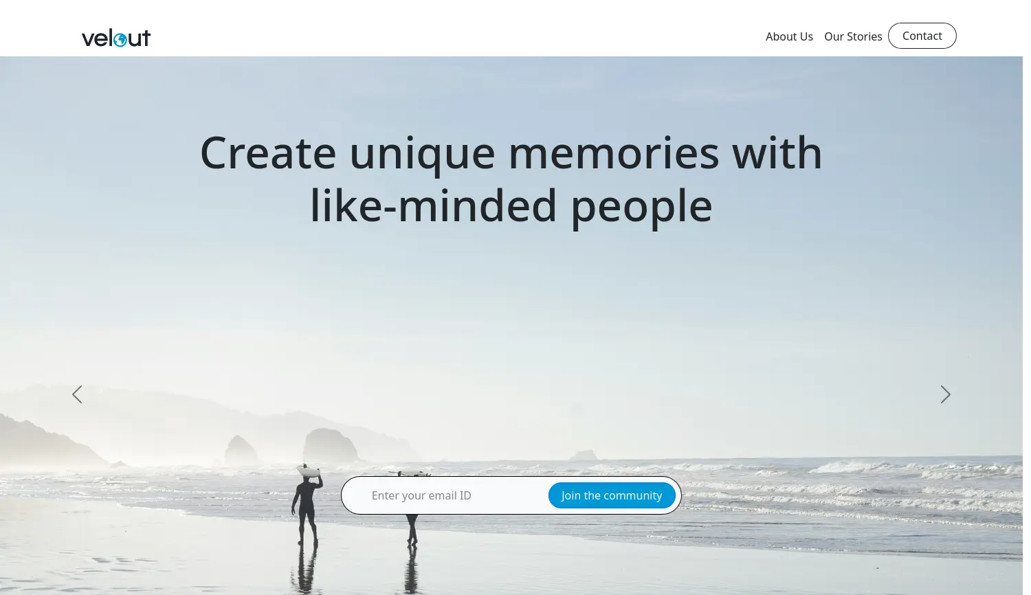 Website der Firma Velout