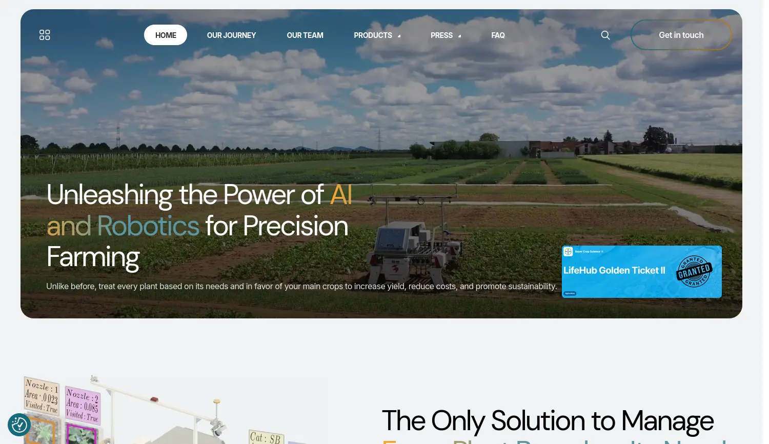 Website der Firma DynamoBot GmbH