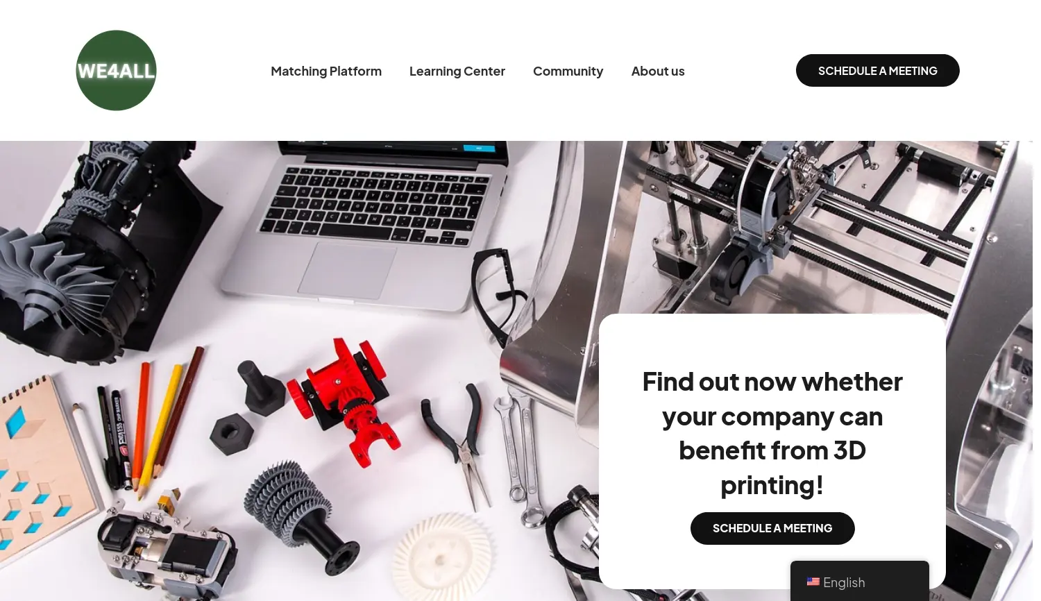 Website der Firma WE4ALL UG (haftungsbeschränkt)