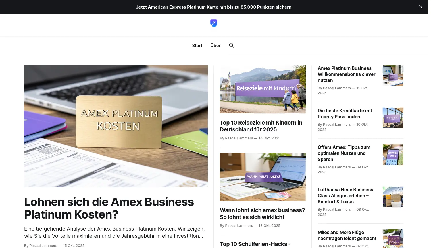 Website der Firma Reisen ohne Limit