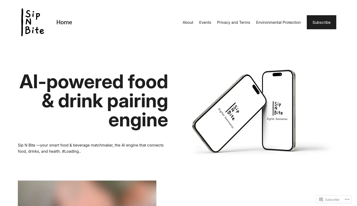 Website der Firma Sip N Bite UG (haftungsbeschränkt)