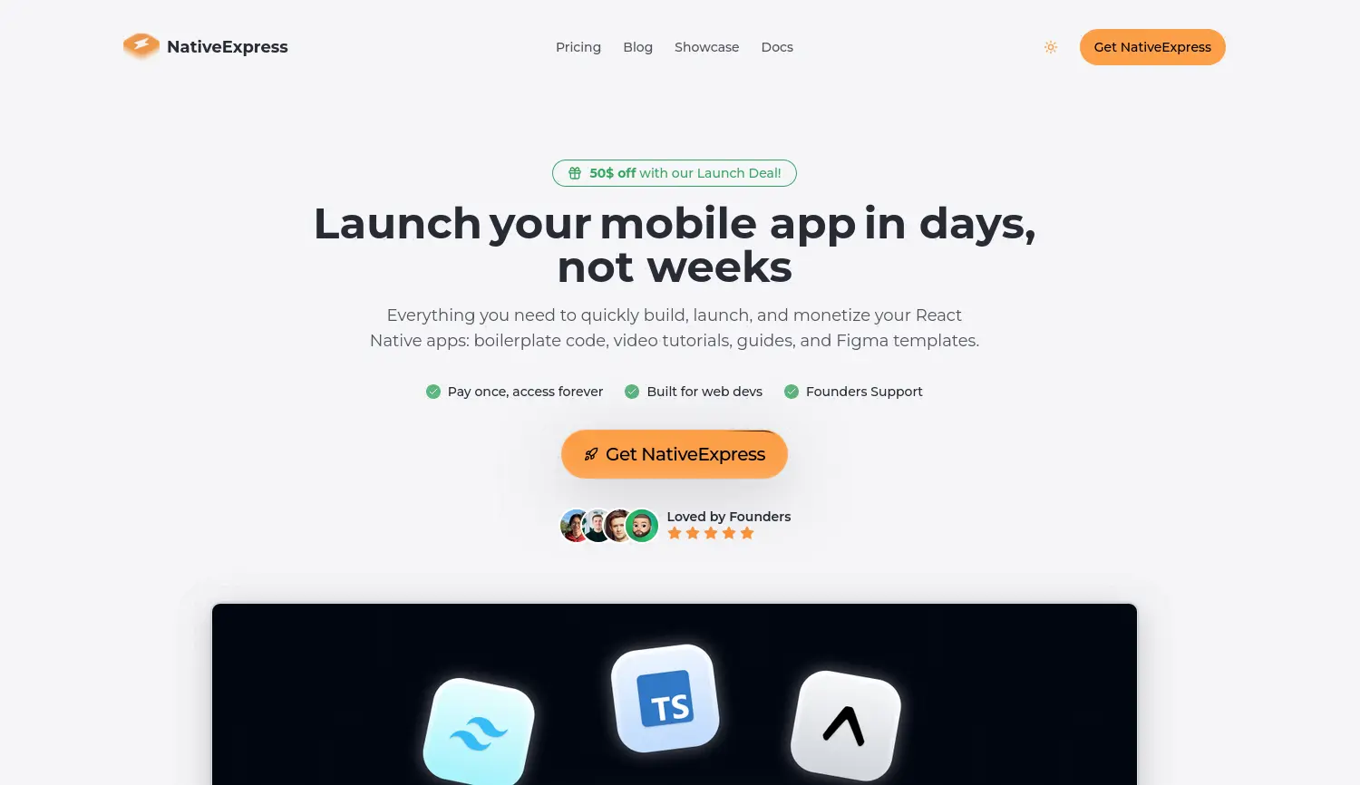 Website der Firma Native Express