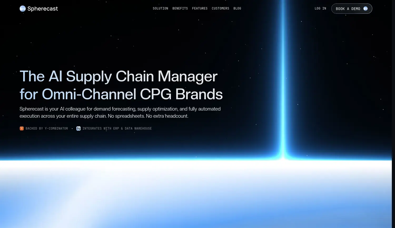 Website der Firma Spherecast Technologies UG (haftungsbeschränkt)