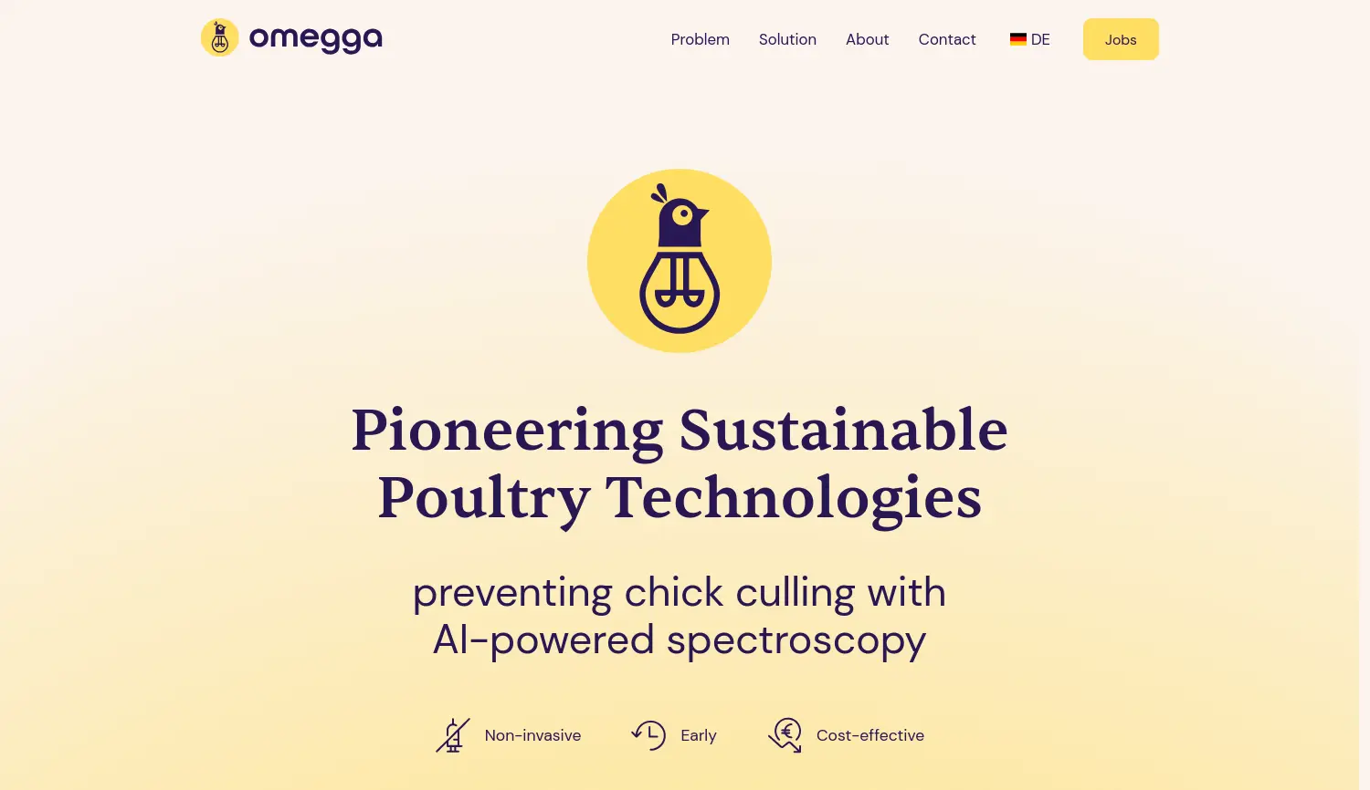 Website der Firma Omegga GmbH