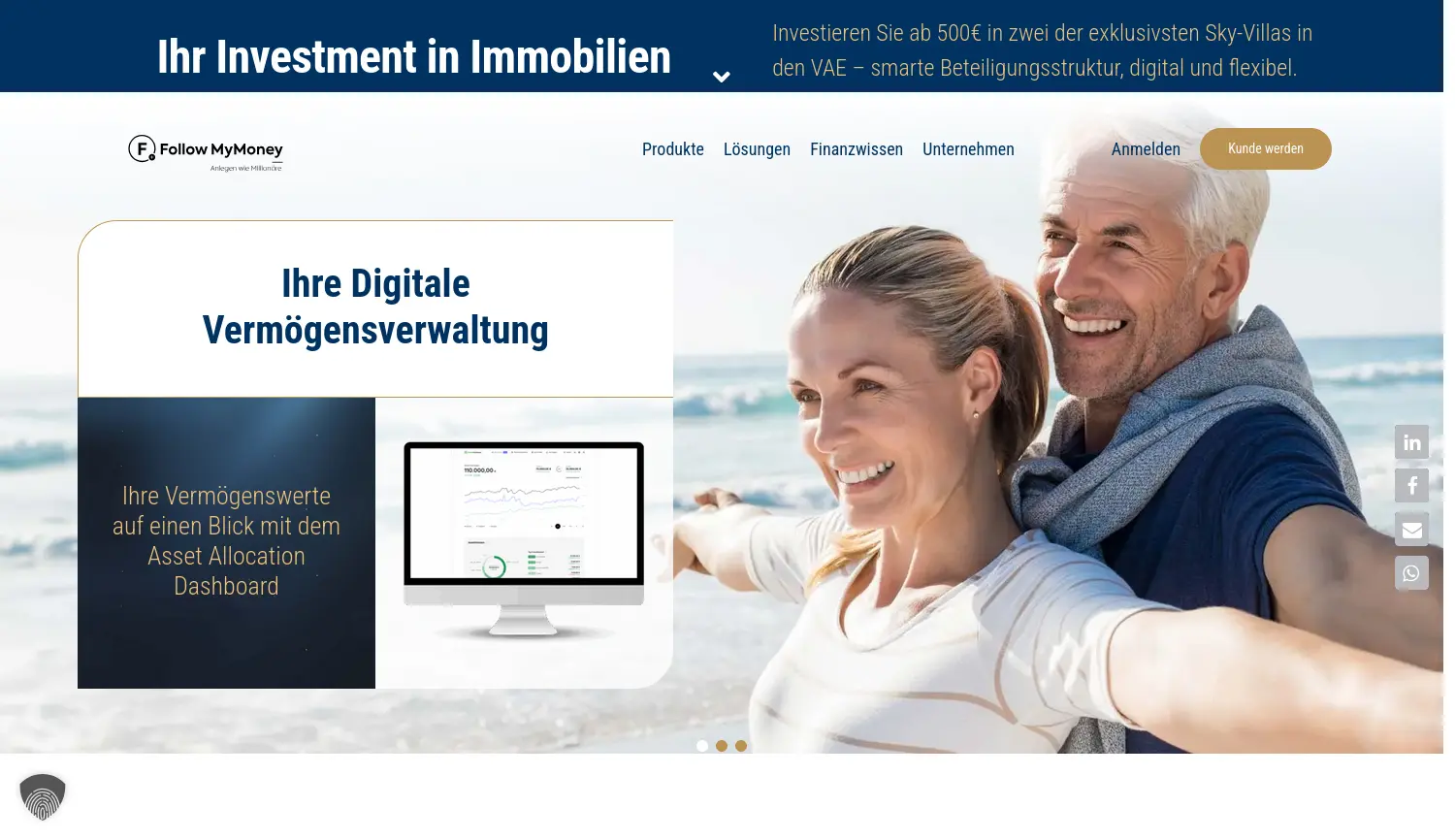 Website der Firma FELS Group GmbH