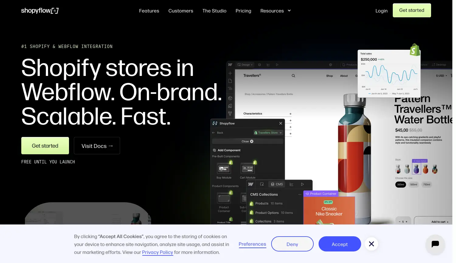 Website der Firma Shopyflow