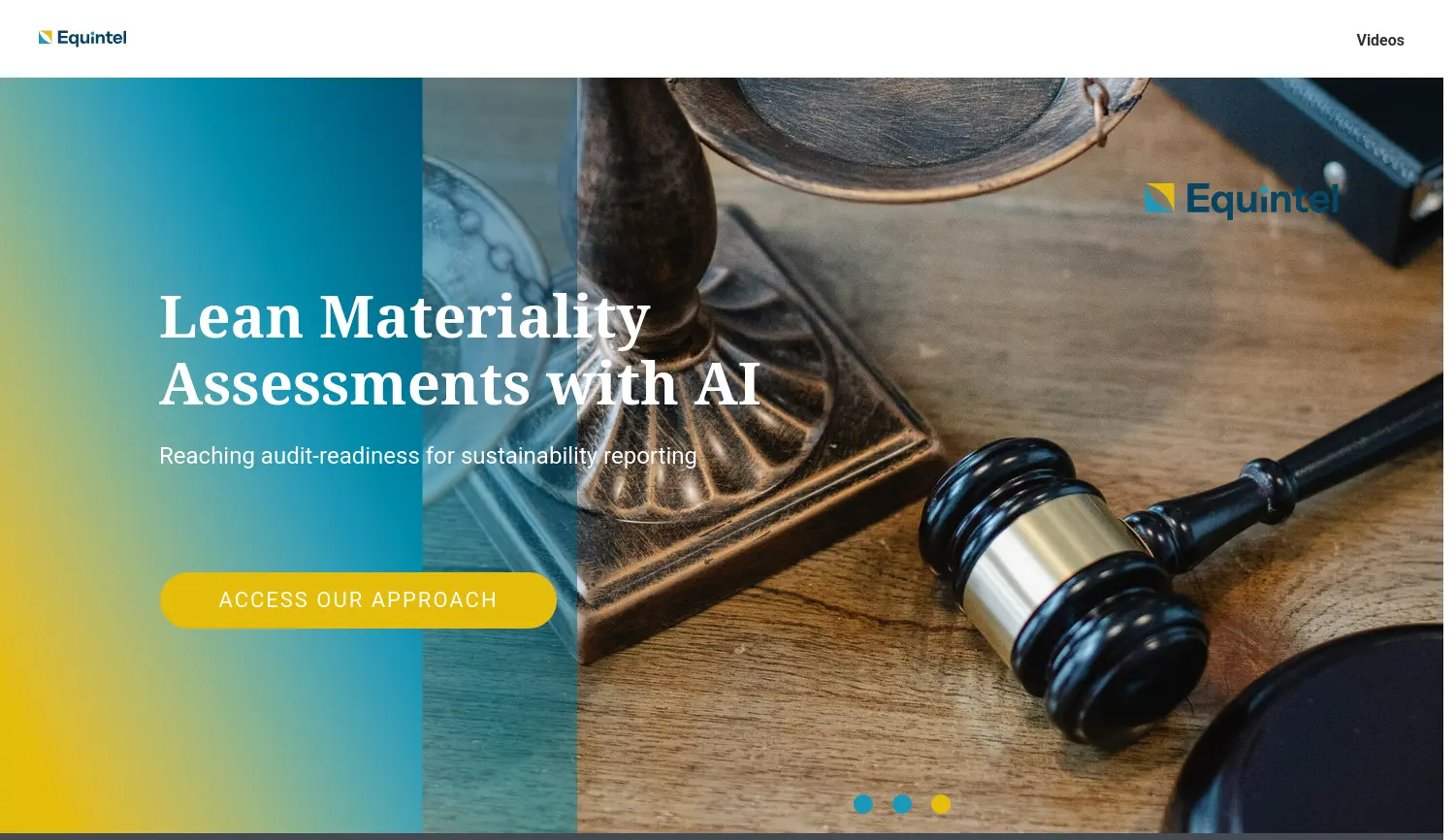 Website der Firma EQUINTEL GmbH