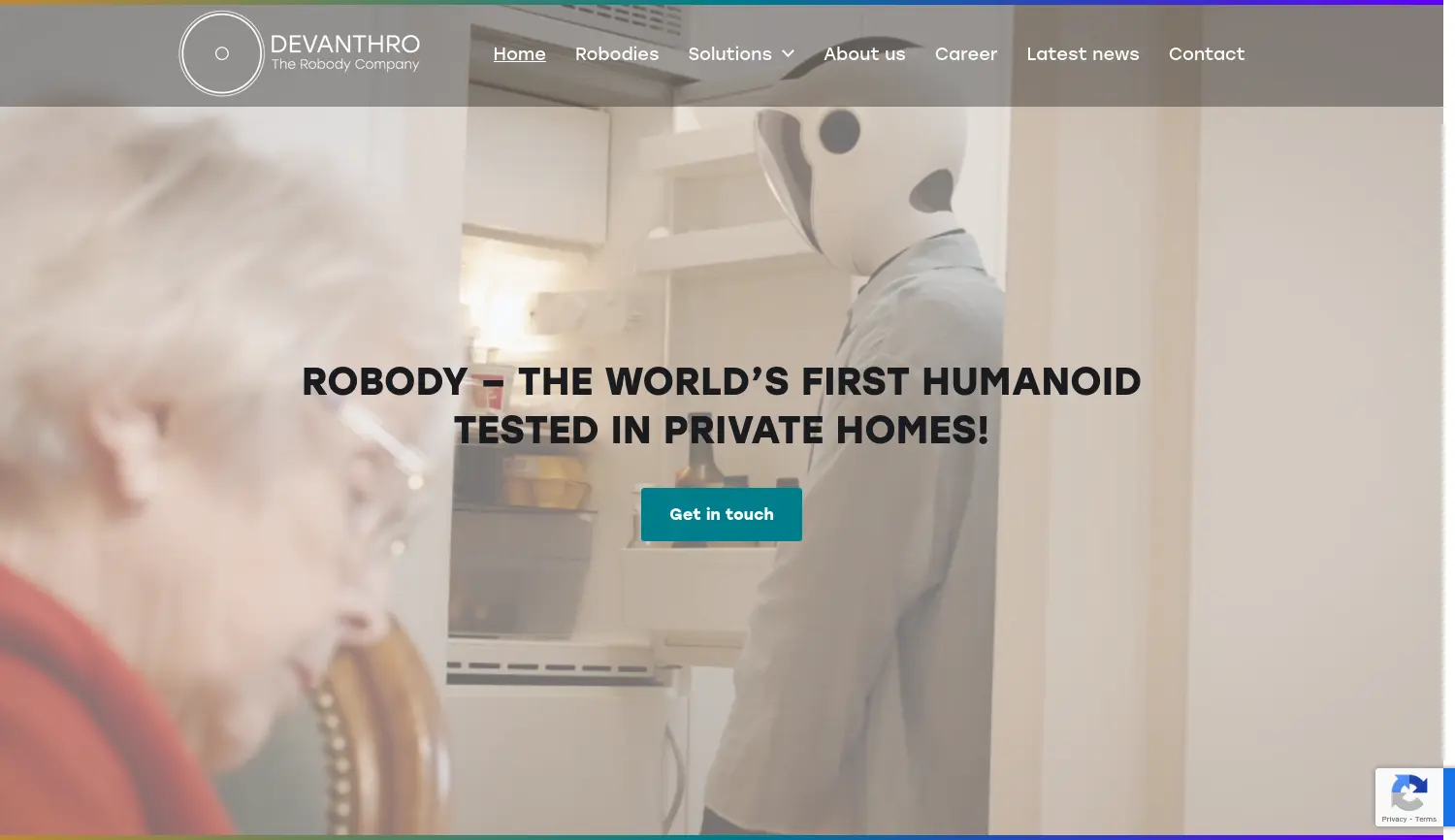 Website der Firma Devanthro GmbH