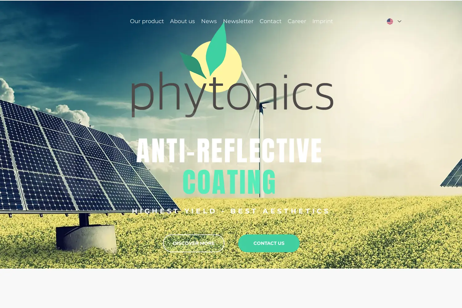 Website der Firma Phytonics GmbH