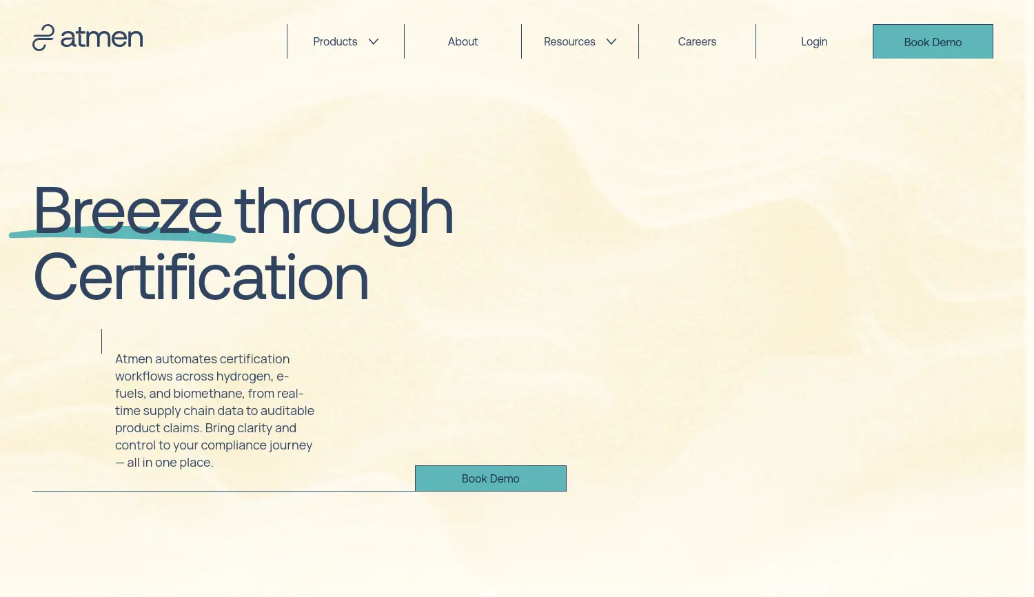 Website der Firma Atmen