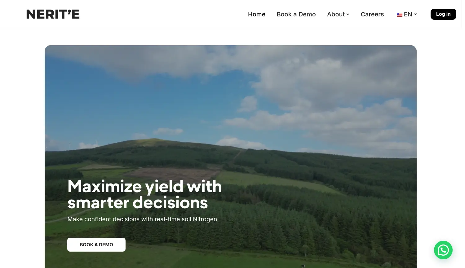 Website der Firma Nerite GmbH