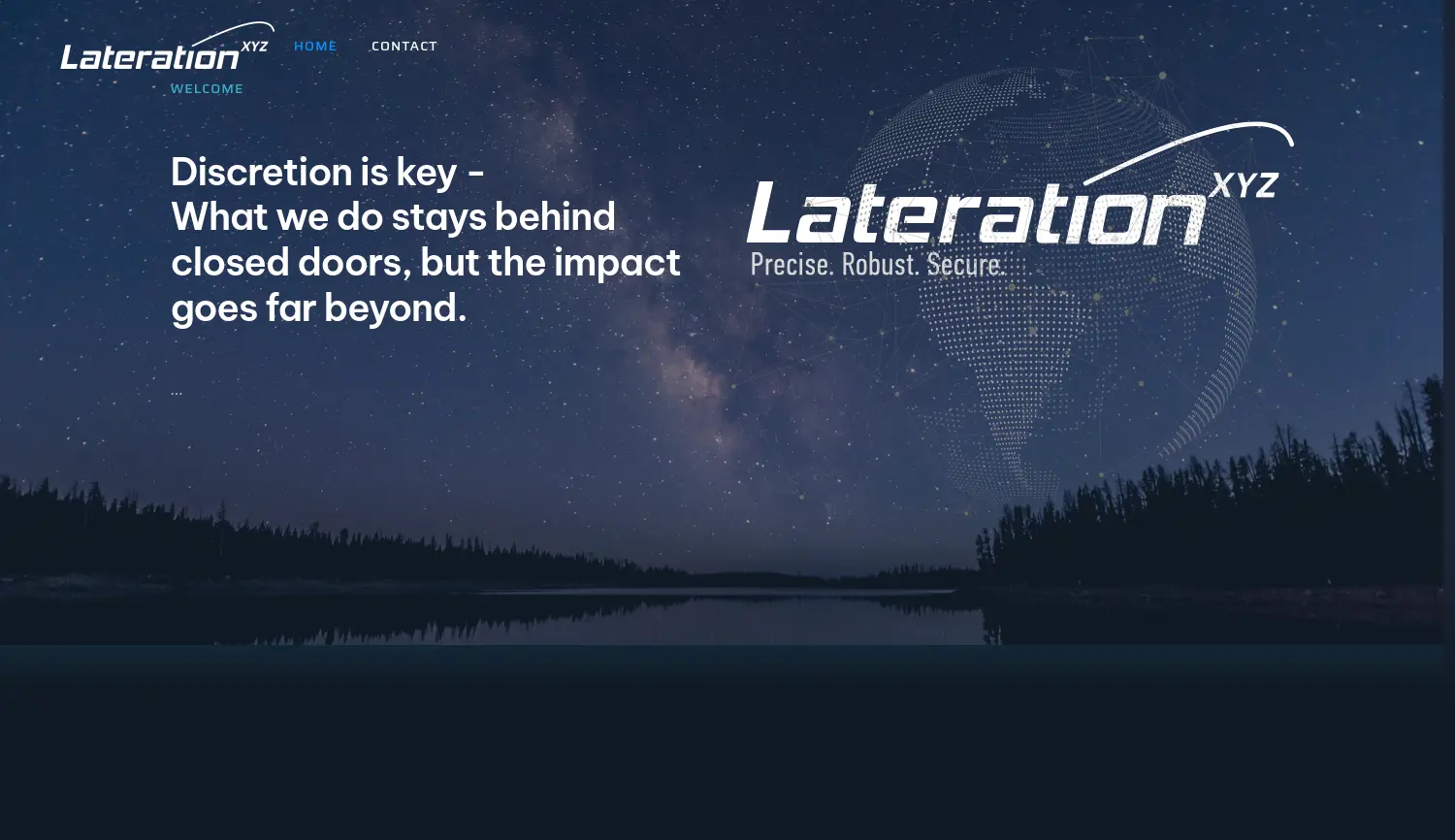 Website der Firma Lateration GmbH