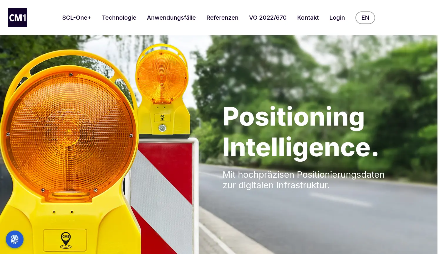 Website der Firma CM1 GmbH