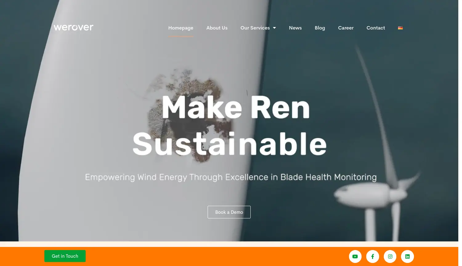 Website der Firma Searover Robotik ve Yazılım A.Ş.