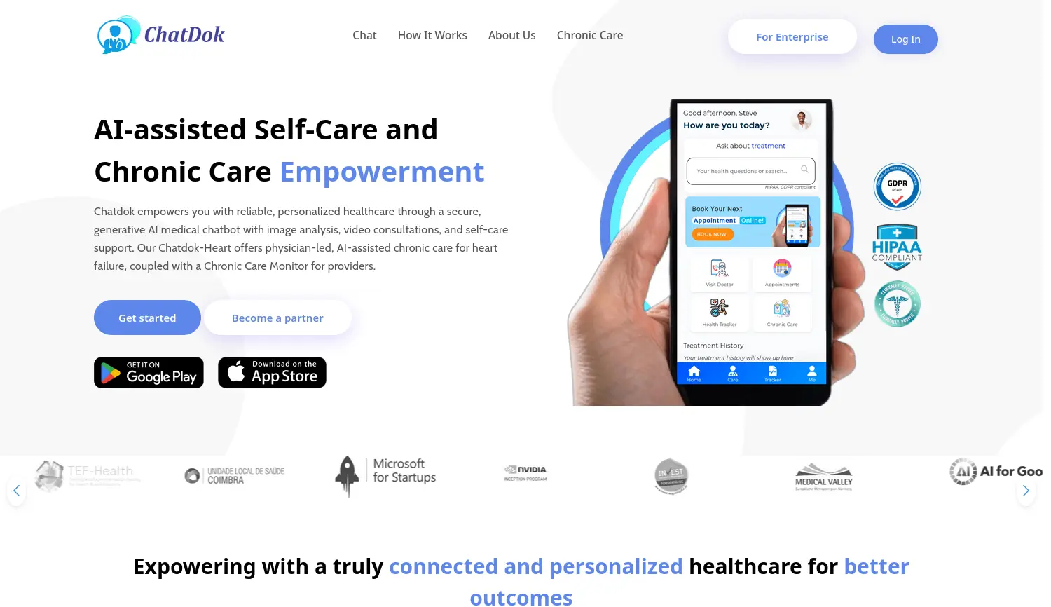 Website der Firma Chatdok UG (haftungsbeschränkt)