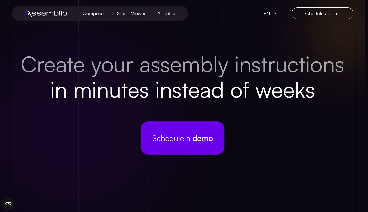 Website der Firma Assemblio