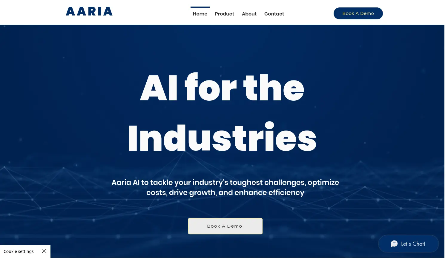 Website der Firma Aaria UG (haftungsbeschränkt)