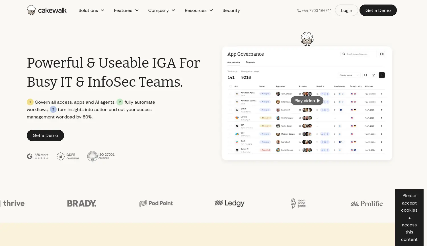 Website der Firma Cakewalk Tech GmbH