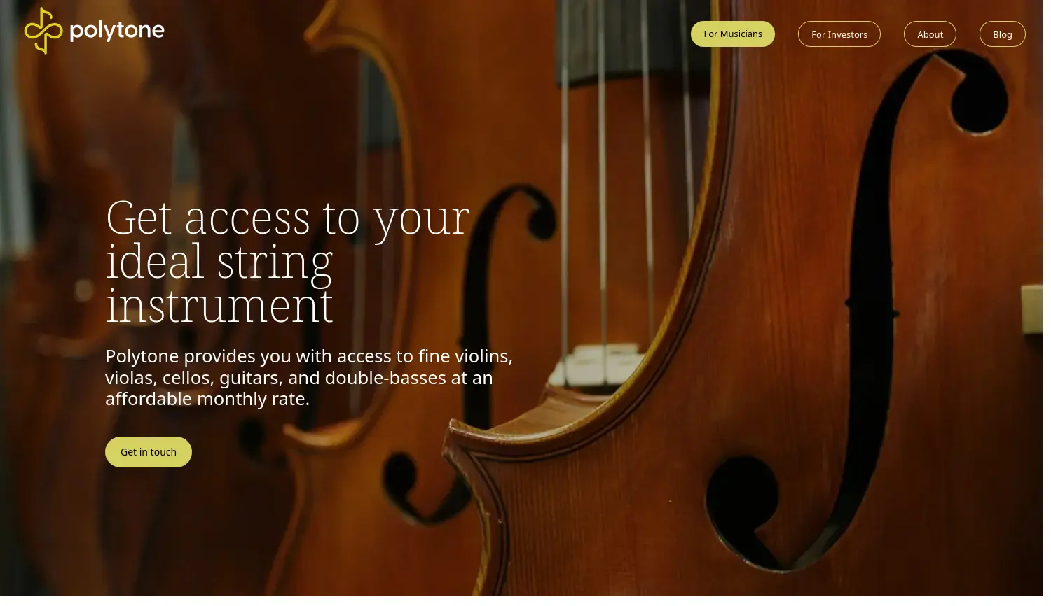 Website der Firma Polytone GmbH