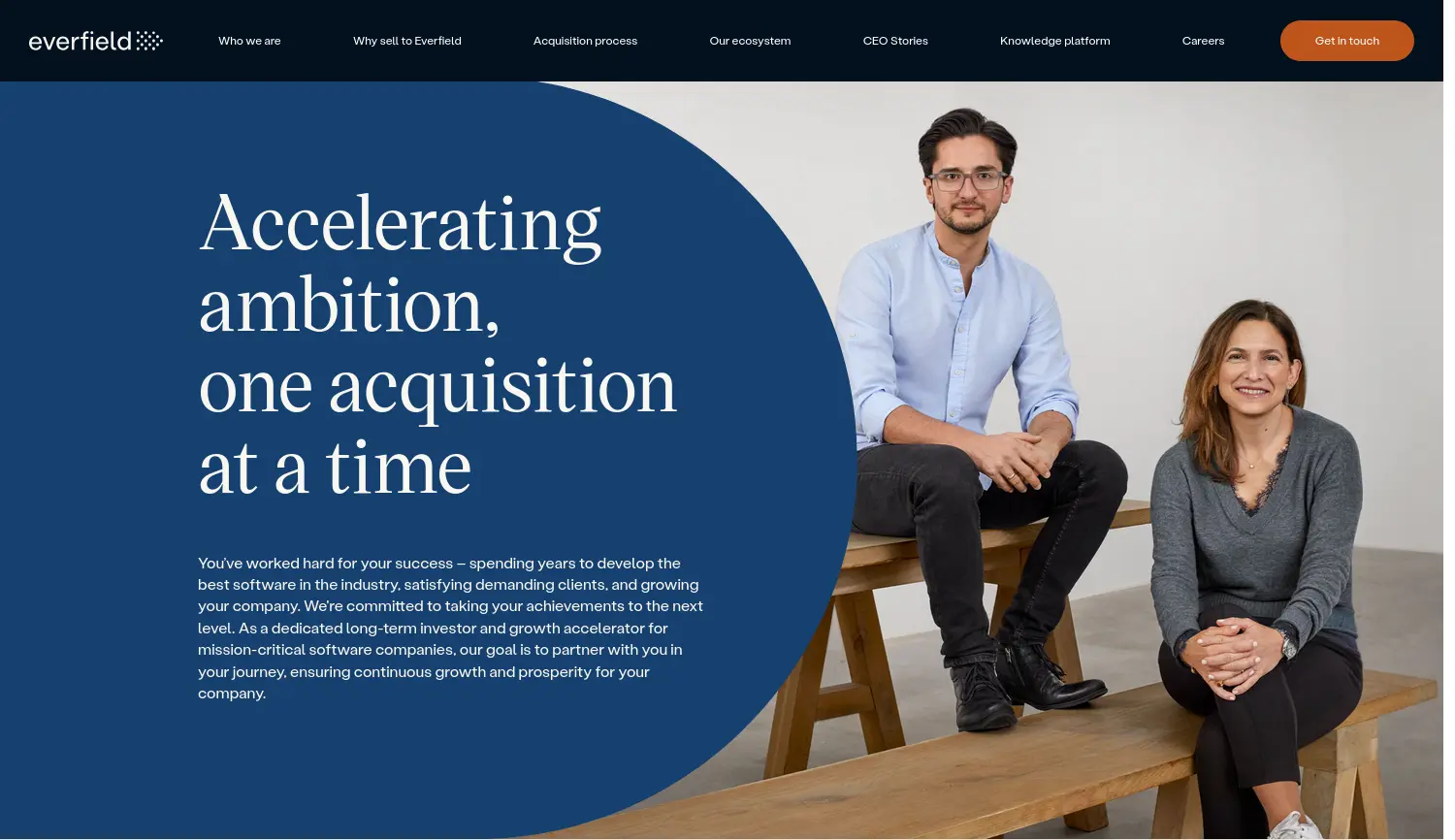 Website der Firma Everfield