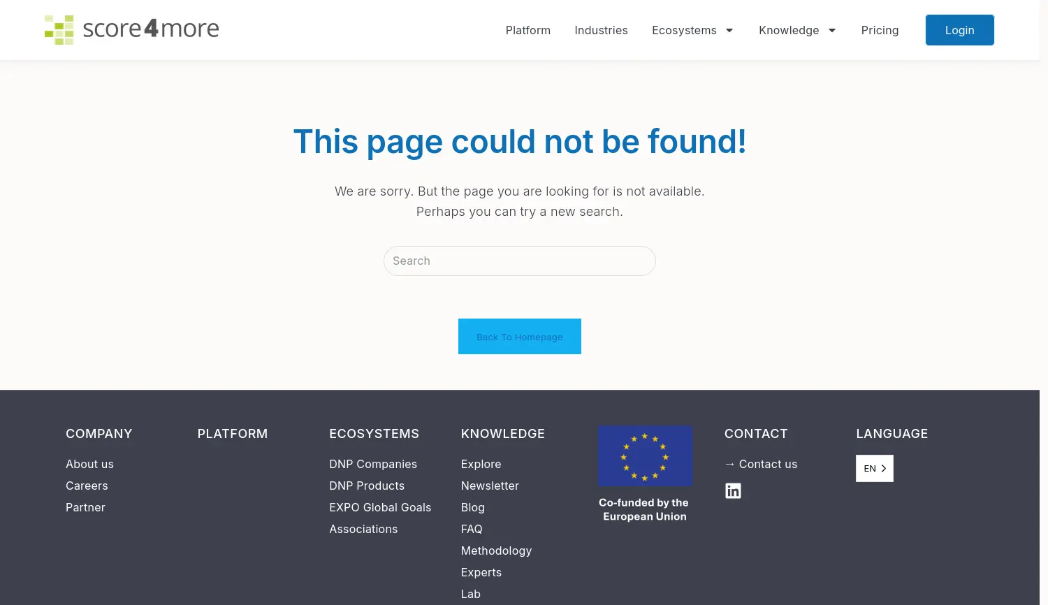 Website der Firma score4more