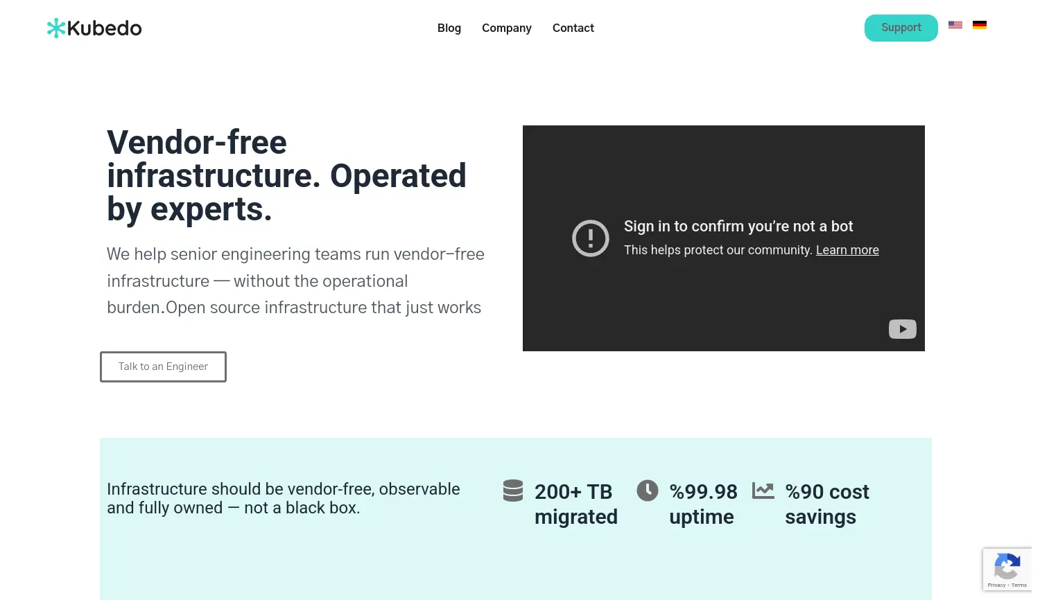 Website der Firma Kubedo GmbH