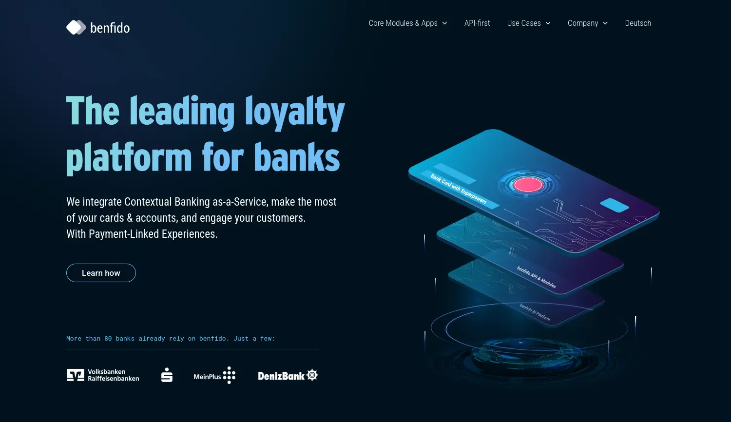 Website der Firma benfido