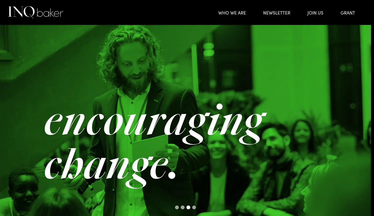 Website der Firma INQbaker GmbH