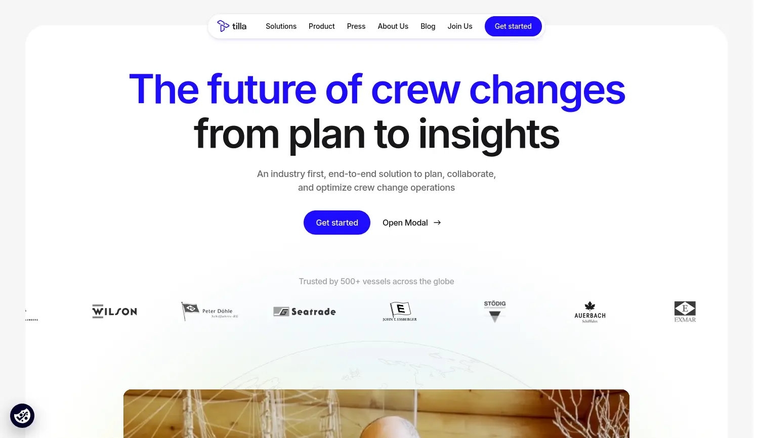 Website der Firma Tilla Technologies GmbH