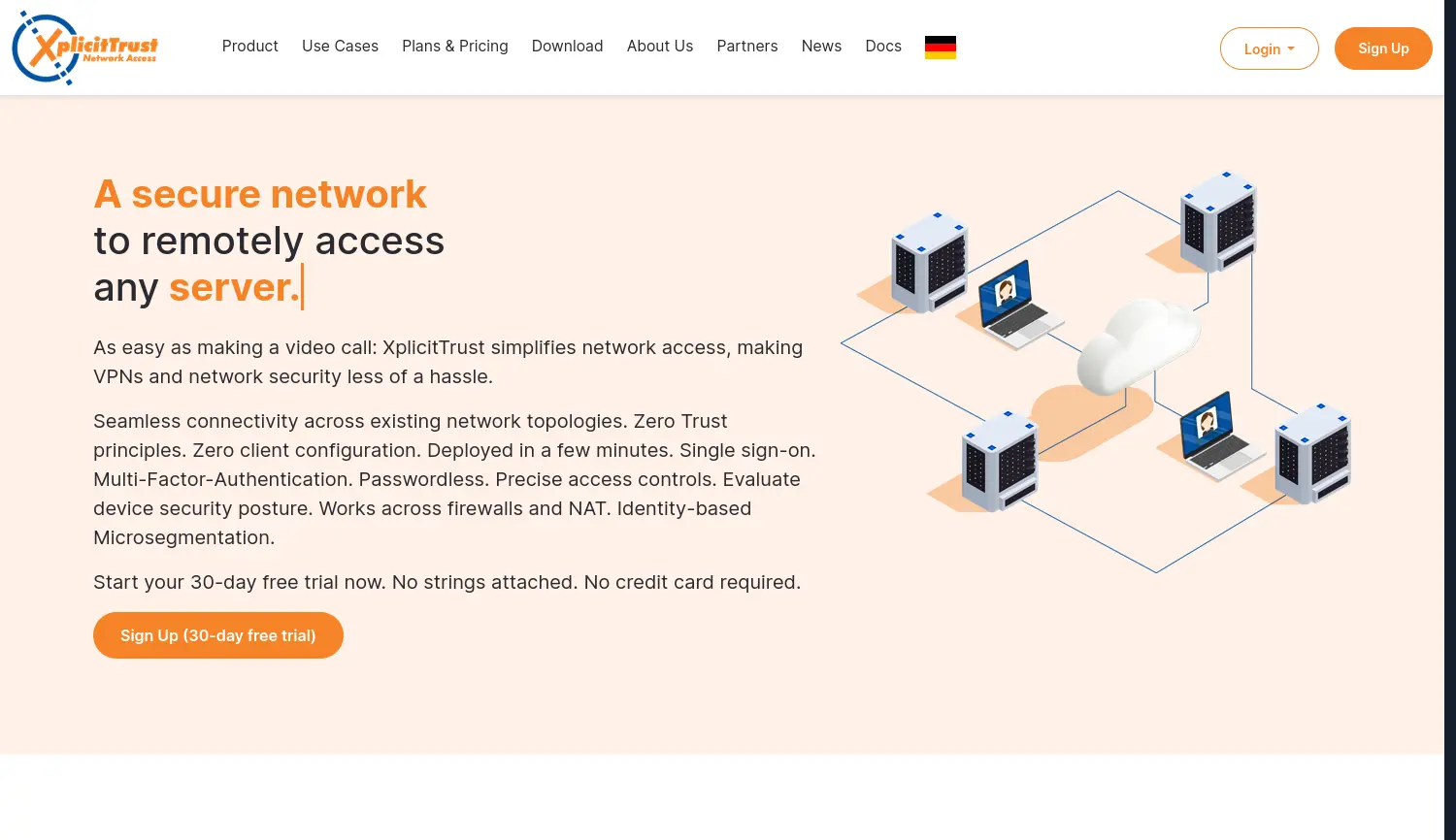 Website der Firma XplicitTrust GmbH