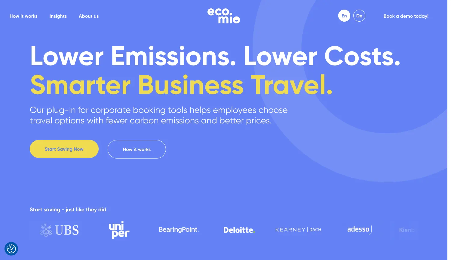 Website der Firma eco.mio GmbH