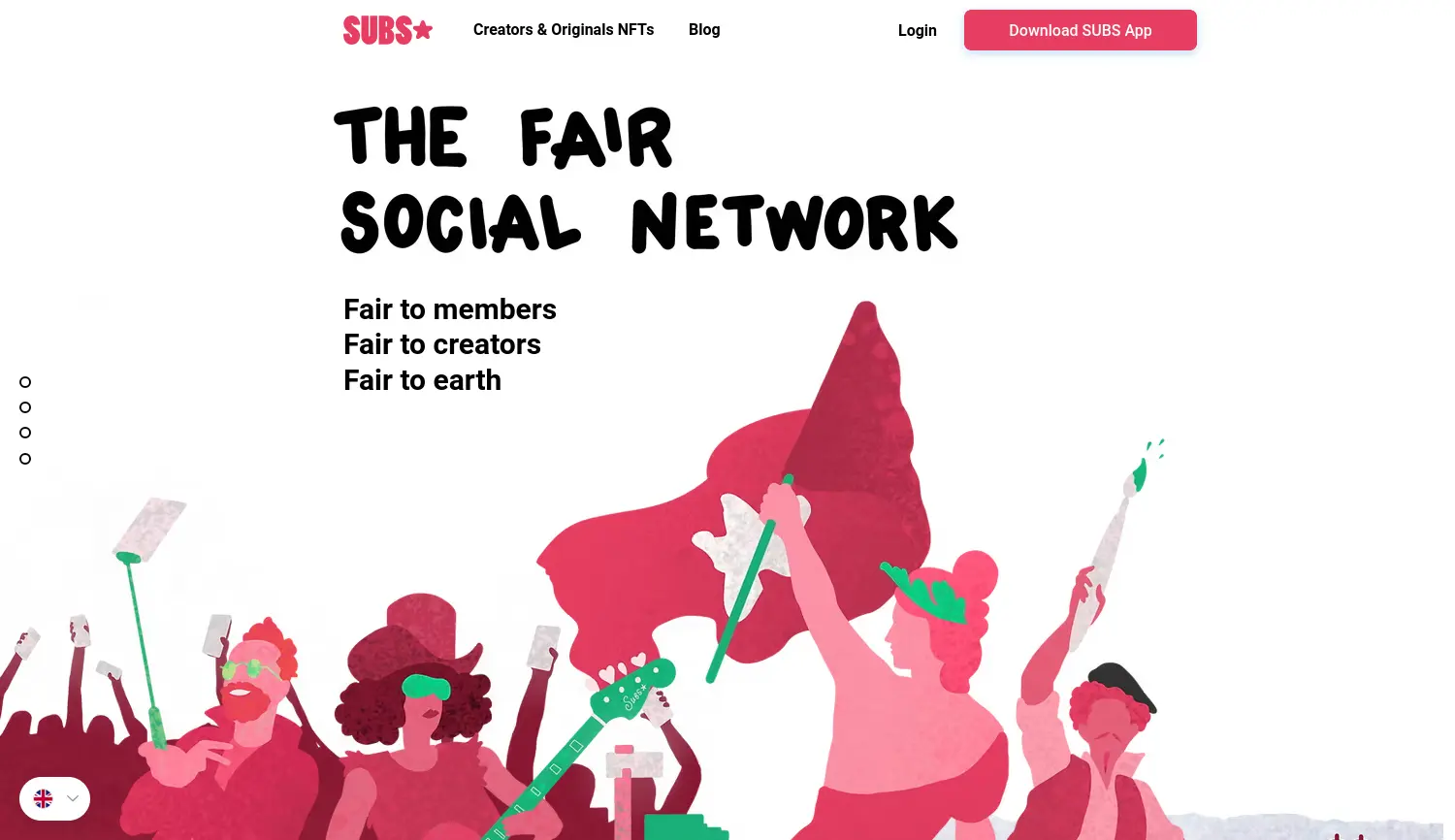 Website der Firma Subs GmbH