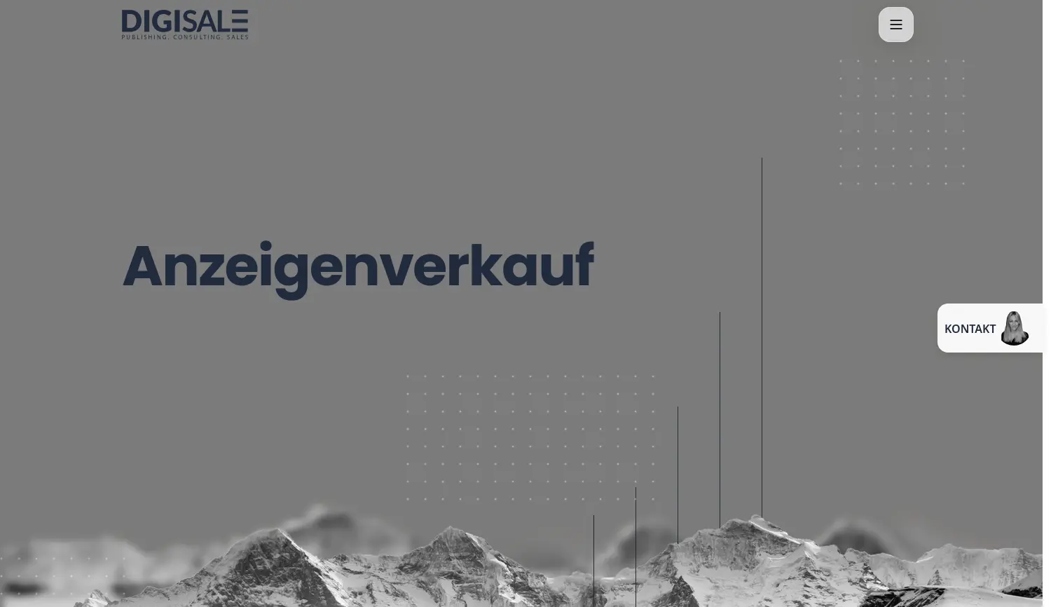 Website der Firma DIGISALE GmbH