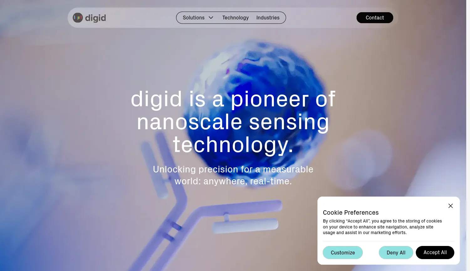 Website der Firma digid GmbH