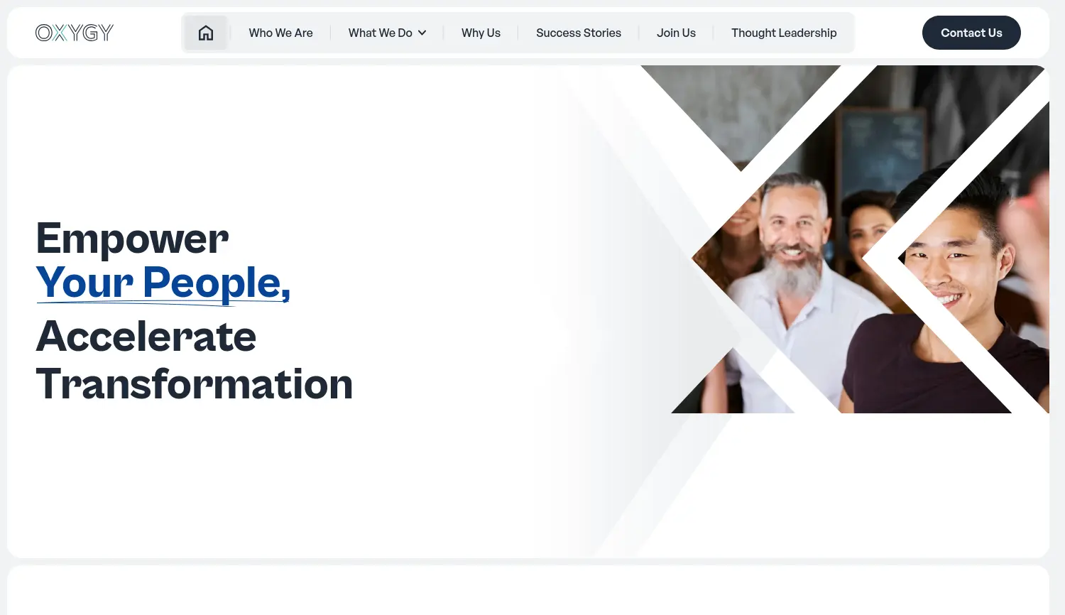 Website der Firma OXYGY